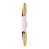 Миниатюра фото настенный светильник crystal lux clt 332w2-v2 wh-go | 220svet.ru