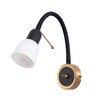 Миниатюра фото бра arte lamp lettura a7009ap-1bk | 220svet.ru