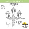 Миниатюра фото садово-парковый фонарь fumagalli gigi bisso/anna 2+1 e22.156.s21.bye27 | 220svet.ru