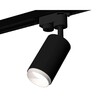Миниатюра фото комплект трекового светильника ambrella light track system xt6323040 sbk/swh черный песок/белый песок (a2521, c6323, n6120) | 220svet.ru