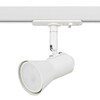 Миниатюра фото трековый светильник однофазный эра taper tr37-gu10 wh б0053303 | 220svet.ru