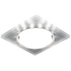Миниатюра фото встраиваемый светильник ambrella light gx53 led g215 ch/wh | 220svet.ru