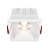Миниатюра фото встраиваемый светильник maytoni alfa led dl043-01-15w3k-d-sq-w | 220svet.ru
