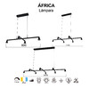 Миниатюра фото подвесной светильник mantra africa 9408 | 220svet.ru