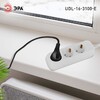 Миниатюра фото удлинитель электрический эра udl-16-3100-e greenline 3 розетки с заземлением 10м пвс 3x1мм2 б0064983 | 220svet.ru