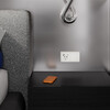 Миниатюра фото накладка для розетки с заземлением и защитными шторками, с usb a+c voltum s70 vls001013 (хлопок) | 220svet.ru