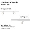 Миниатюра фото шинопровод однофазный apeyron r45-07 | 220svet.ru
