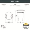 Миниатюра фото грунтовый светильник fumagalli ceci 90-2l  1f2.000.000.lxu1l | 220svet.ru