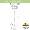 Миниатюра фото садово-парковый фонарь fumagalli ricu bisso/anna 3l. e22.157.s30.axe27 | 220svet.ru