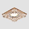 Миниатюра фото встраиваемый светильник ambrella light crystal k130 br | 220svet.ru