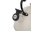Миниатюра фото чайник со свистком бежевый la cafetière latte с деревянной ручкой, 1,6 л kitchen craft | 220svet.ru