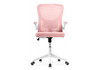 Миниатюра фото компьютерное кресло woodville konfi pink / white 15331 | 220svet.ru