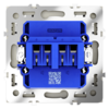 Миниатюра фото розетка акустическая встраиваемая 4-местная voltum s70 vls060305 (сталь) | 220svet.ru