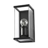 Миниатюра фото уличный настенный светильник arte lamp pot a1631al-1bk | 220svet.ru