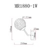 Миниатюра фото бра myfar camilla mr1880-1w | 220svet.ru