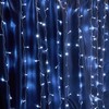 Миниатюра фото уличная светодиодная гирлянда feron занавес 230v белый эффект стробов с мерцанием cl24 41631 | 220svet.ru