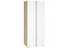 Миниатюра фото шкаф woodville алетра дуб крафт серый / глянец белый 580876 | 220svet.ru