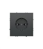 Миниатюра фото розетка встраиваемая с заземлением 16а voltum s70 vls040106 (титан) | 220svet.ru