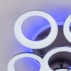 Миниатюра фото потолочная люстра с пультом ду citilux паркер смарт cl225a165e | 220svet.ru
