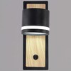 Миниатюра фото бра reluce 22540-0.2-01 bk+wood | 220svet.ru