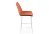 Миниатюра фото барный стул вращающийся woodville седа 360 терракотовый (zd 432) / белый 632620 | 220svet.ru