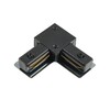 Миниатюра фото коннектор угловой для шинопровода накладного myfar single mt0101-cl-b | 220svet.ru