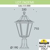 Миниатюра фото ландшафтный фонарь  fumagalli lot/noemi e35.113.000.wyh27 | 220svet.ru