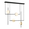 Миниатюра фото потолочный светильник md2062-4b black/brass delight collection | 220svet.ru