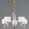 Миниатюра фото подвесная люстра illumico il0755-5psq-25 brass genoa | 220svet.ru