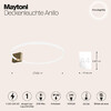 Миниатюра фото бра maytoni anillo mod315cl-l25g3k | 220svet.ru