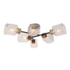Миниатюра фото потолочная люстра arte lamp chicago a1547pl-6bk | 220svet.ru