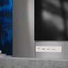 Миниатюра фото накладка для розетки компьютерной двойной rj45+rj45 кат.6 voltum s70 vls001413 (хлопок) | 220svet.ru