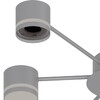 Миниатюра фото люстра reluce 06730-0.3-10 gx53 grey | 220svet.ru