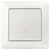 Миниатюра фото переключатель одноклавишный эра intro solo 10a 250v перламутровый 4-103-06 б0053582 | 220svet.ru