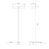 Миниатюра фото ландшафтный поворотный светильник 3000k ip54 elektrostandard twin 35170/f | 220svet.ru