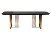 Миниатюра фото стол обеденный garda decor 58db-18369-220stol/ob | 220svet.ru