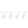 Миниатюра фото комплект однофазной трековой системы эра tr70-gu10-set-4-1 wh б0063933 | 220svet.ru