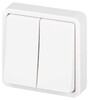 Миниатюра фото выключатель эра эксперт 11-1524-01 двойной ip55 10ах-250в су белый б0063271 | 220svet.ru