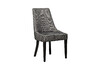 Миниатюра фото стул рогожка золото/черный santo302-chzol 56*65*101см garda decor elegante-3k-santo302-chzol | 220svet.ru