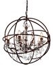 Миниатюра фото подвесная люстра favourite orbit 1834-5p | 220svet.ru