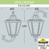 Миниатюра фото светильник уличный настенный fumagalli ofir/noemi e35.132.000.byh27 | 220svet.ru
