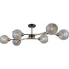 Миниатюра фото потолочная люстра illumico il0253-6csq-79 bk ab | 220svet.ru