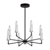 Миниатюра фото потолочная светодиодная люстра odeon light fungo 5429/39l черный | 220svet.ru