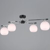 Миниатюра фото потолочная люстра illumico il0638-4csq-24 cr bk libra | 220svet.ru