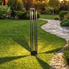 Миниатюра фото ландшафтный светодиодный светильник reluce 09970-0.7-001u 1,0m led7w bk rlos | 220svet.ru