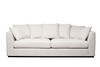 Миниатюра фото диван roberto трехместный garda decor roberto-250-flona svbeg | 220svet.ru