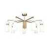 Миниатюра фото потолочная люстра escada sonnet 1171/7p brass | 220svet.ru