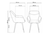 Миниатюра фото стул поворотный на металлокаркасе woodville флюид 360 латте (zd 290) / золотой 642982 | 220svet.ru