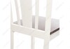 Миниатюра фото стул деревянный lira butter white | 220svet.ru