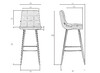Миниатюра фото стул барный dobrin nicole lml-8078-n_b-m_v-v108-104-12443 | 220svet.ru